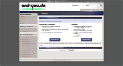 Desktop Screenshot of and-you.de